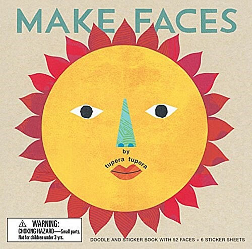 Make Faces: Doodle and Sticker Book with 52 Faces + 6 Sticker Sheets (Novelty)
