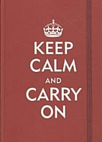 Keep Calm and Carry on Journal [With Elastic Band Place Holder] (Hardcover)