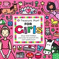 Treasure Hunt for Girls: Over 500 Hidden Pictures to Search For, Sort and Count (Board Books)