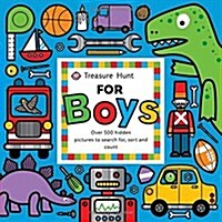 [중고] Treasure Hunt for Boys: Over 500 Hidden Pictures to Search For, Sort and Count! (Board Books)