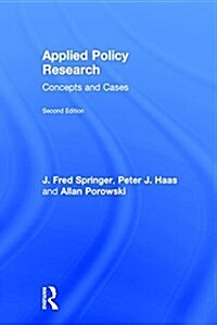 Applied Policy Research : Concepts and Cases (Hardcover, 2 ed)