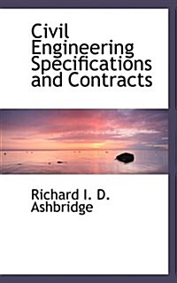 Civil Engineering Specifications and Contracts (Hardcover)