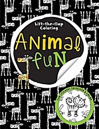 Lift-The-Flap Coloring Animal Fun (Paperback)