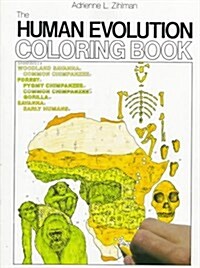 The Human Evolution Coloring Book (College Outline) (Paperback, First Edition)