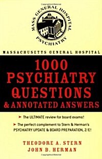 Massachusetts General Hospital 1000 Psychiatry Questions and Annotated Answers (Paperback)