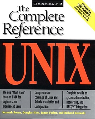 Unix: The Complete Reference (Paperback, 1st)