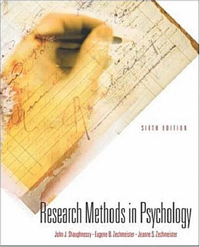 Research Methods In Psychology (Hardcover, 6th)