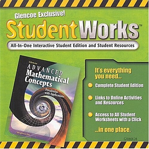 Advanced Mathematical Concepts Precalculus With Applications Works (CD-ROM, Student)