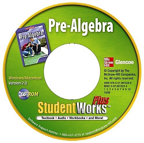 Pre-algebra, Studentworks Plus (CD-ROM)