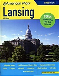 Lansing Michigan Street Atlas (American Map) (Paperback)