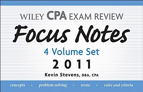 Wiley CPA Examination Review, Focus Notes Set 2011 (Spiral-bound, 6th)