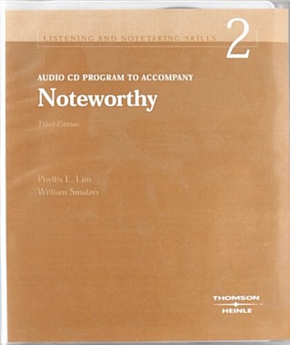 Noteworthy 2 - Audio CDs (Board Book, 3 ed)