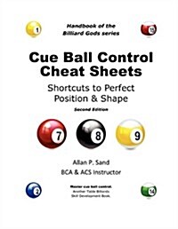 Cue Ball Control Cheat Sheets for Pool & Pocket Billiards (Paperback)