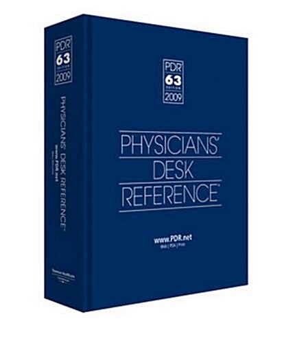 Physicians Desk Reference 2009 (Hardcover, 63th, Annual)