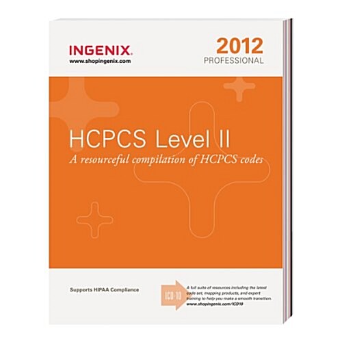 HCPCS 2012 Level II (Paperback, 1st, Professional)
