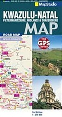 Kwazulu-Natal Road Map 1:250 000 (South Africa) MapStudio (Map, 2nd Revised edition)