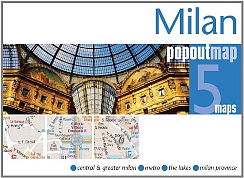 Milan Popout Map (Map, FOL, New)