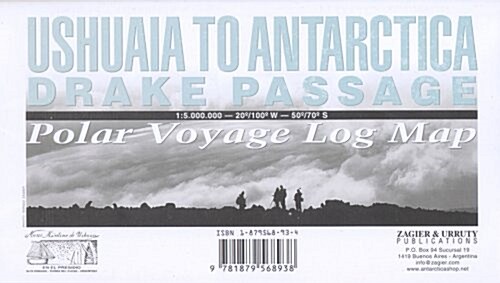 Ushuaia to Antarctica - Drake Passage Map (Paperback, 1ST)