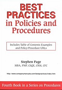 Best Practices in Policies and Procedures (Paperback)