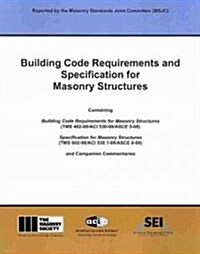 Building Code Requirements and Specification for Masonry Structures (Paperback)