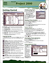 Microsoft Project 2000 Quick Source Guide (Pamphlet)