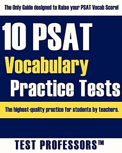 10 PSAT Vocabulary Practice Tests (Paperback)