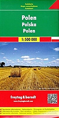Poland (English, French and German Edition) (Map)