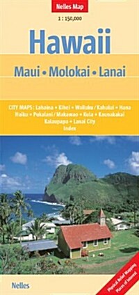 Hawaii : Maui, Molokai, Lanai (Map)
