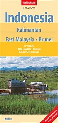 Indonesia :  Kalimantan, East Malaysia, Brunei (Map)