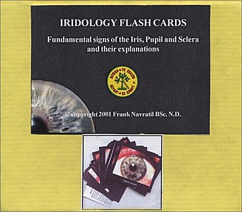Iridology Flashcards / Tarjetas de Iridología (Cards)