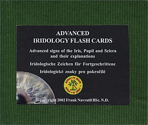 Iridology Flashcards Advanced / Tarjetas de Iridología para Avanzados (Paperback)