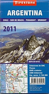 Argentina/South Brazil/Paraguay/Uruguay Firestone Map 2011 (Spanish Edition) (Map, 2011)