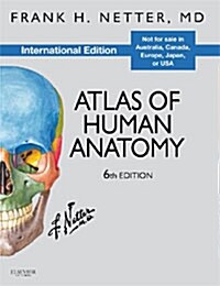 [중고] Atlas of Human Anatomy (Paperback, 6 International ed)