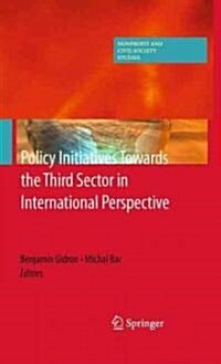 Policy Initiatives Towards the Third Sector in International Perspective (Hardcover)
