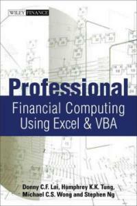 Professional financial computing using Excel and VBA