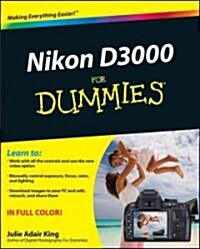 Nikon D3000 for Dummies (Paperback)