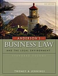Andersons Business Law And The Legal Environment (Hardcover, 21th)