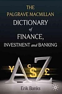 [중고] Dictionary of Finance, Investment and Banking (Hardcover)