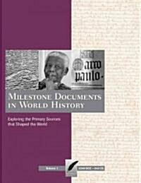 Milestone Documents in World History: Print Purchase Includes Free Online Access (Hardcover)