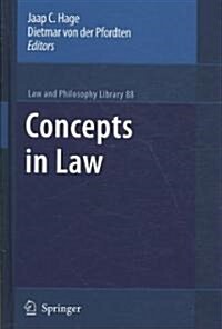 Concepts in Law (Hardcover)