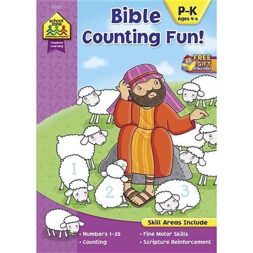 School Zone Bible Counting Fun! Workbook (Paperback)