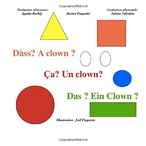 CA? Un Clown? Dass? a Clown? Das? Ein Clown? (Paperback)