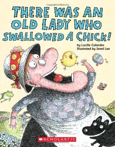 [중고] There Was an Old Lady Who Swallowed a Chick! (Paperback)