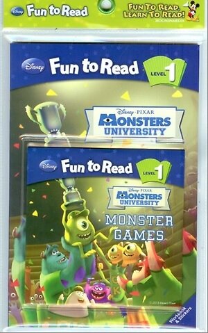 Disney Fun to Read Set 1-24 : Monster Games (몬스터 대학교) (Paperback + Workbook + Audio CD)