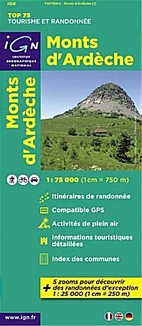 Monts DArdeche (Paperback)