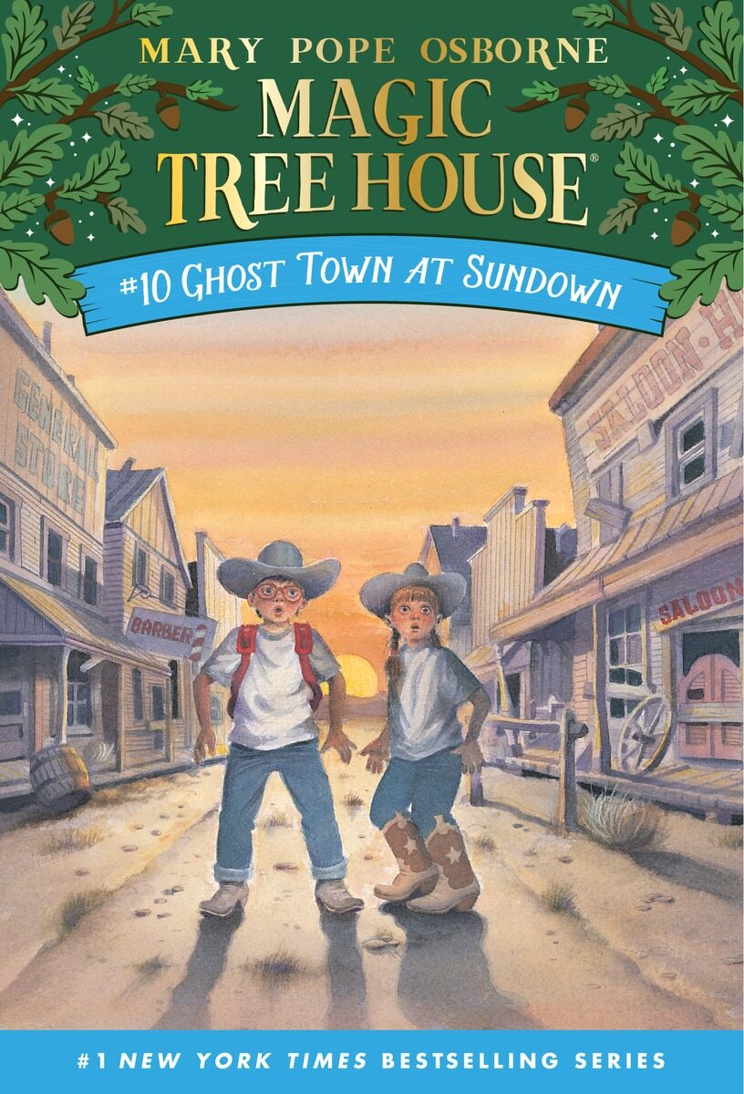 [중고] Magic Tree House #10 : Ghost Town at Sundown (Paperback)