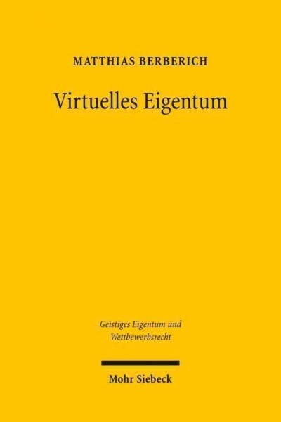 Virtuelles Eigentum (Paperback)