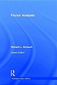Factor  Analysis : Classic Edition (Hardcover, 2 ed)
