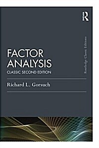 Factor  Analysis : Classic Edition (Paperback, 2 ed)