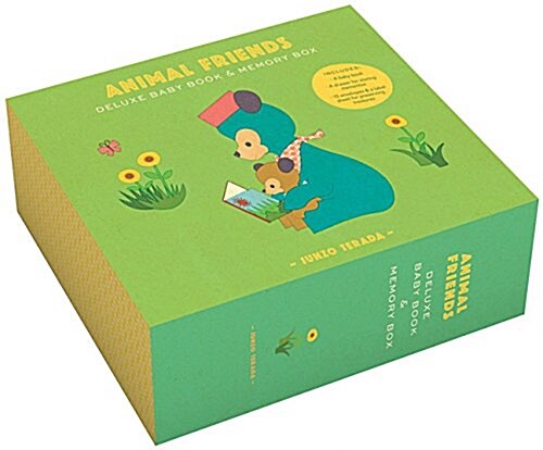 Animal Friends Deluxe Baby Book & Memory Box (Hardcover)